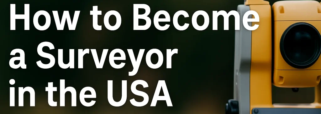 How to Become a Surveyor in the USA