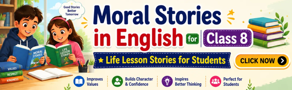 Moral Stories book in English for Class 8 