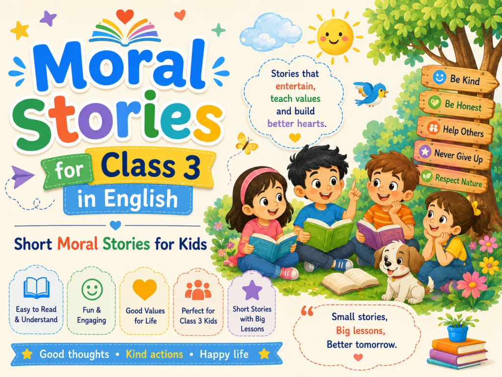 Moral Stories for Class 3 in English