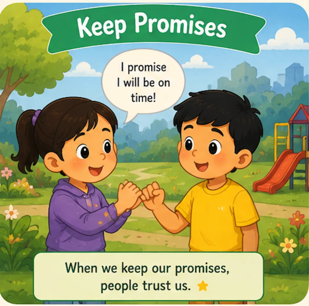 Keep Promises - Moral Stories in English for Class 5