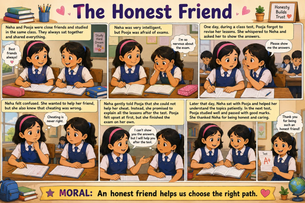 The Honest Friend-Friendship Moral Stories in English
