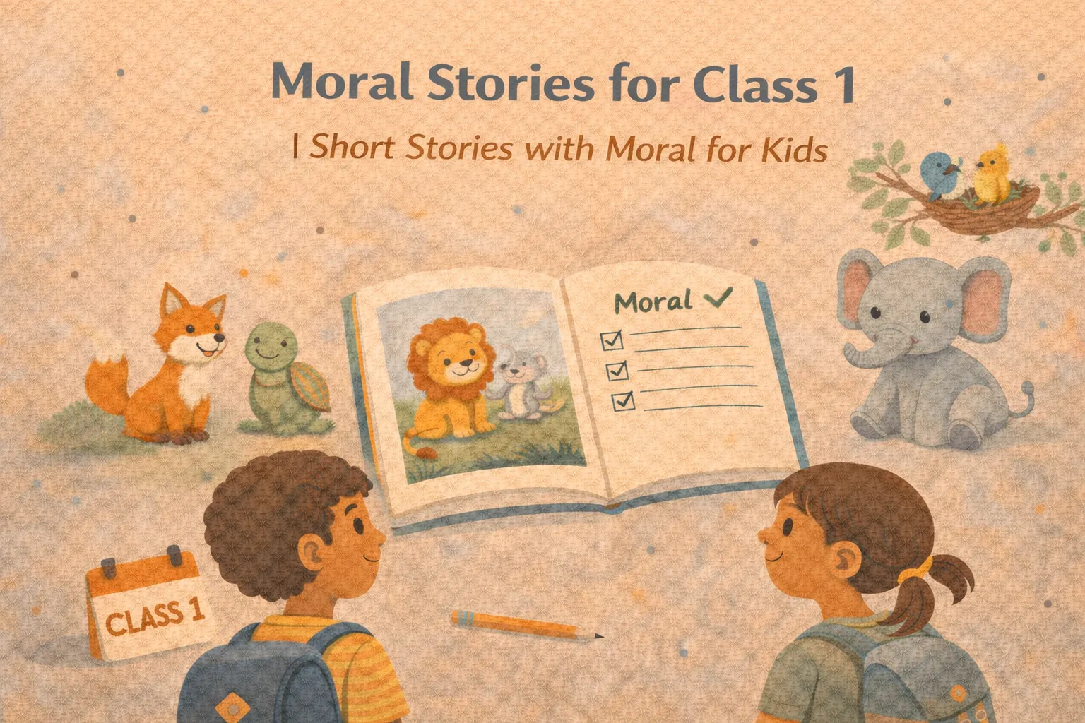 Moral Stories for Class 1 | Short Stories with Moral for Kids