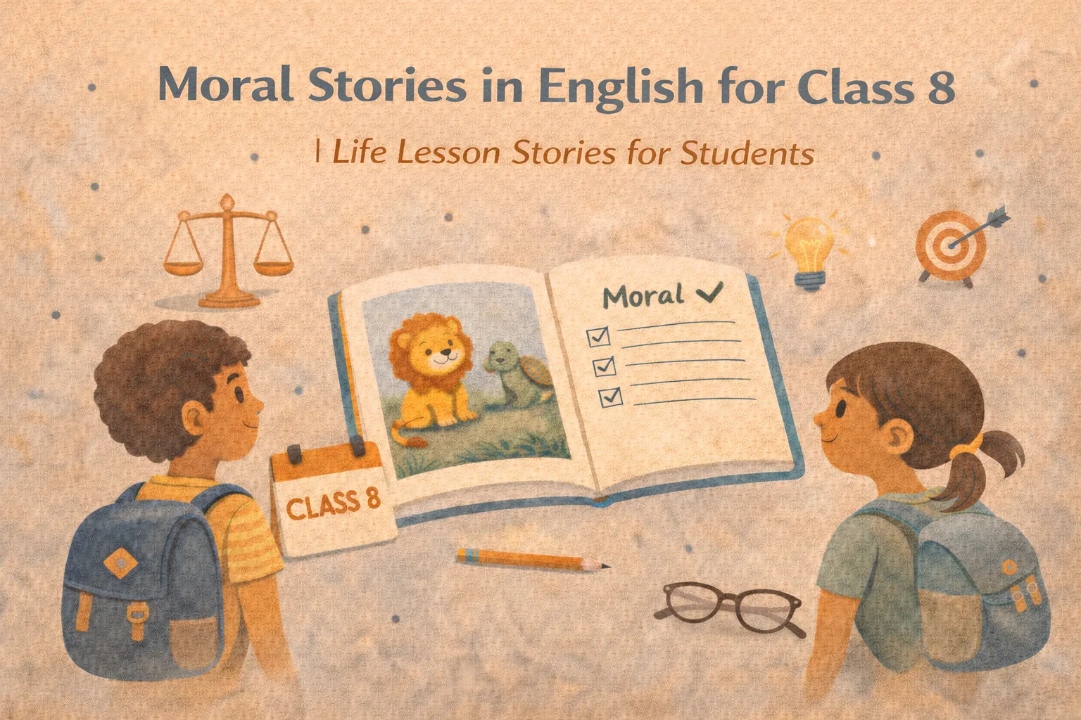 Moral Stories in English for Class 8