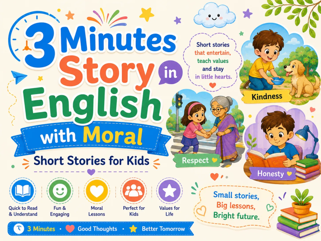 - 3 Minutes Story in English