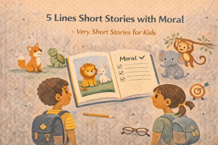 15+ 5 Lines Short Stories with Moral – Very Short Stories for Kids