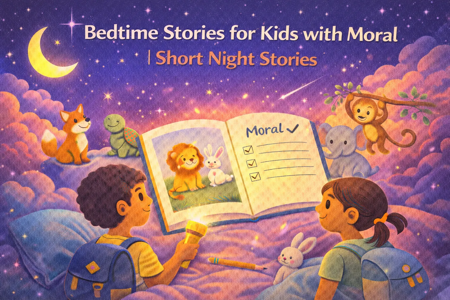 51 Bedtime Stories for Kids with Moral in English