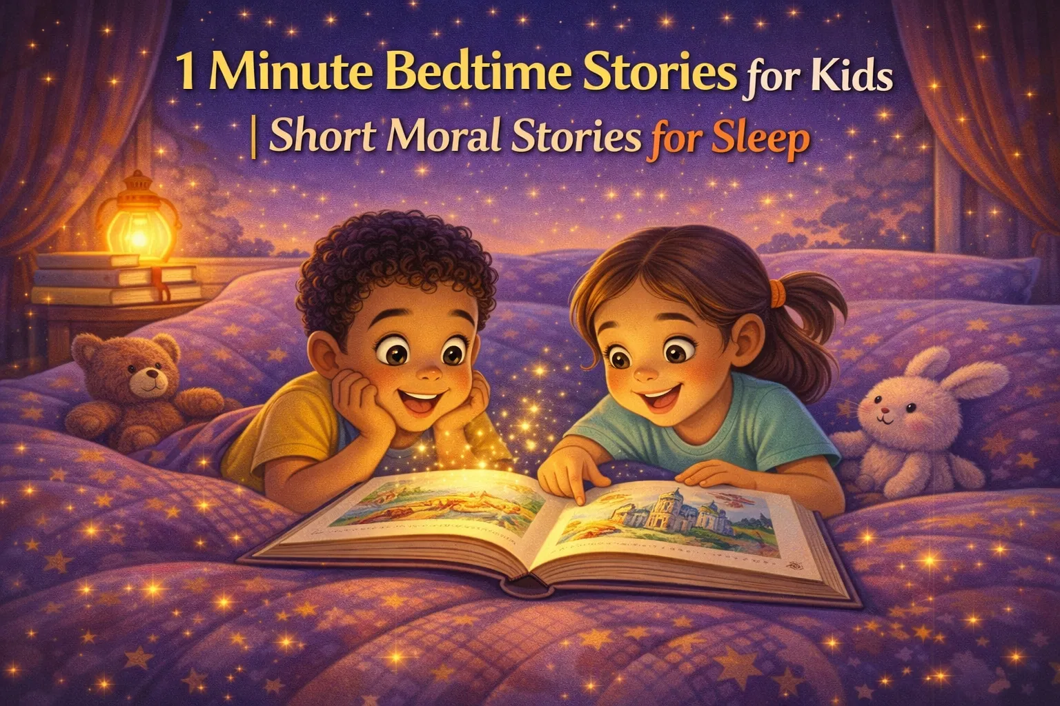1 Minute Bedtime Stories for Kids | Short Moral Stories for Sleep