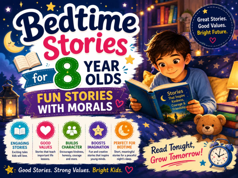 Bedtime Stories for 8 Year Olds | 17+ Fun Stories with Morals