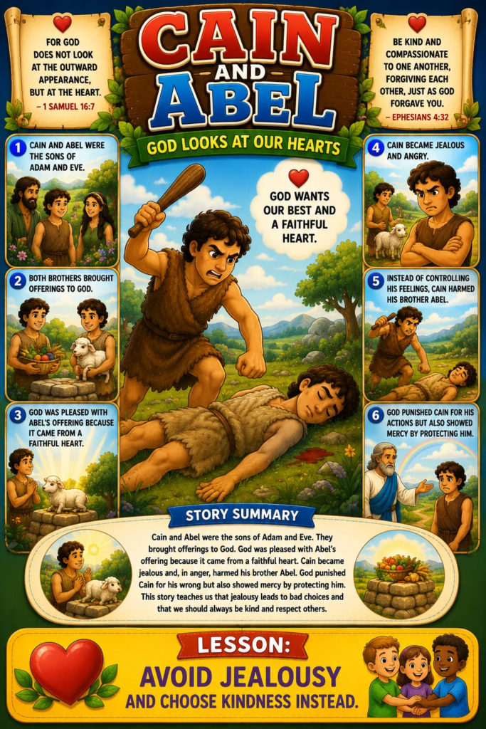 Cain and Abel - Short Bible Stories for Kids
