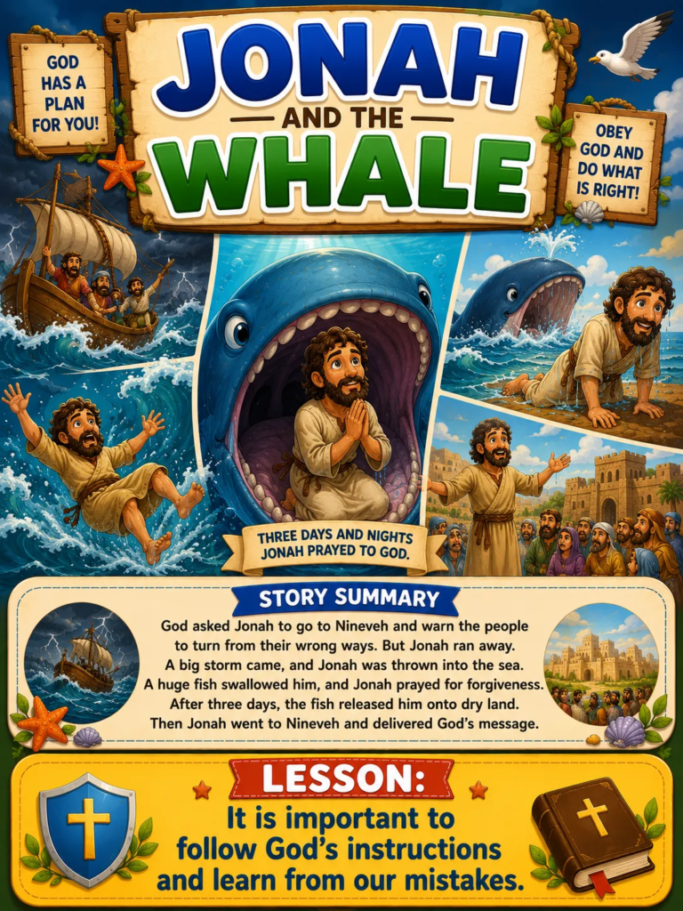 Jonah and the Whale - Popular Bible Stories for Kids