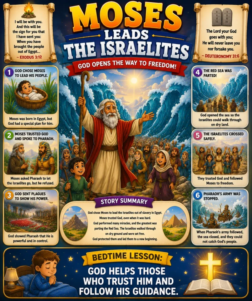 Moses Leads the Israelites - Bible Stories for Ages 9–12