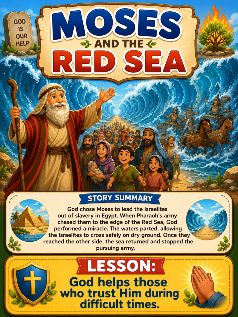 Moses and the Red Sea-Popular Bible Stories for Kids