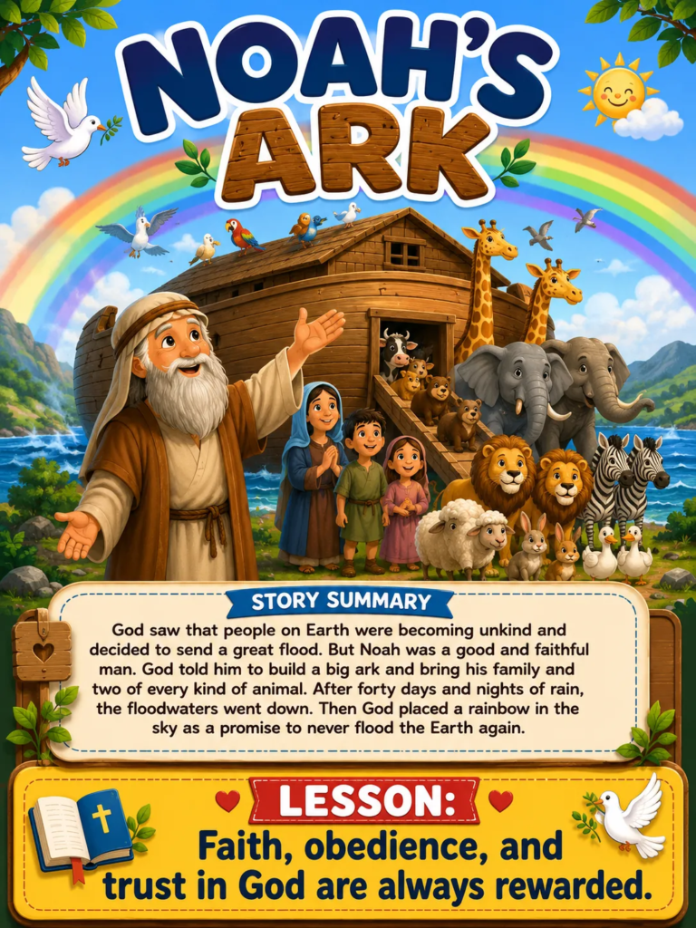 Noah's Ark -Popular Bible Stories for Kids