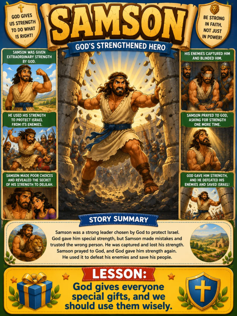 Samson - Popular Bible Stories for Kids