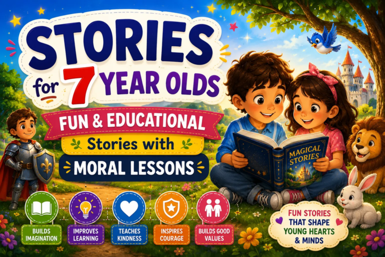 Stories for 7 Year Olds: Fun & Educational Stories with Moral Lessons