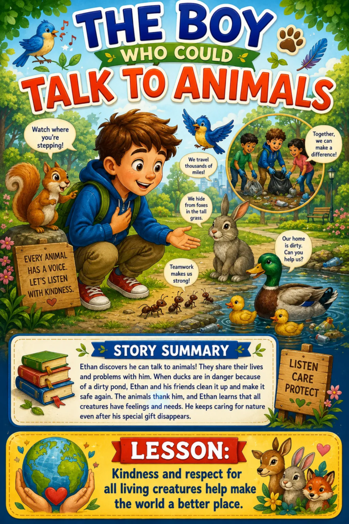 The Boy Who Could Talk to Animals - Best Stories for 10 Year Olds