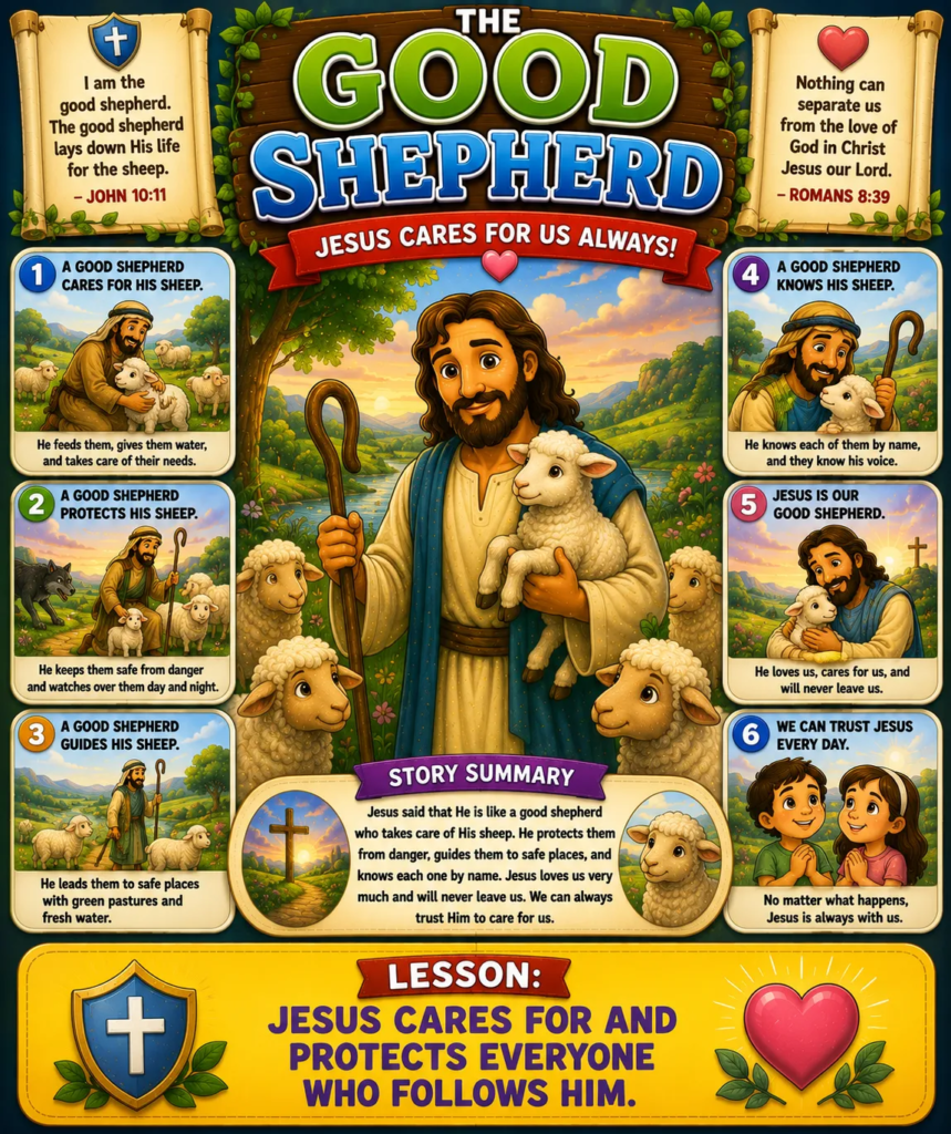 The Good Shepherd - Short Bible Stories for Kids