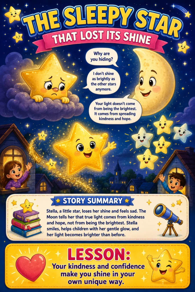 The Little Cloud Who Loved Bedtime Songs - Bedtime stories of 7 years old kids.