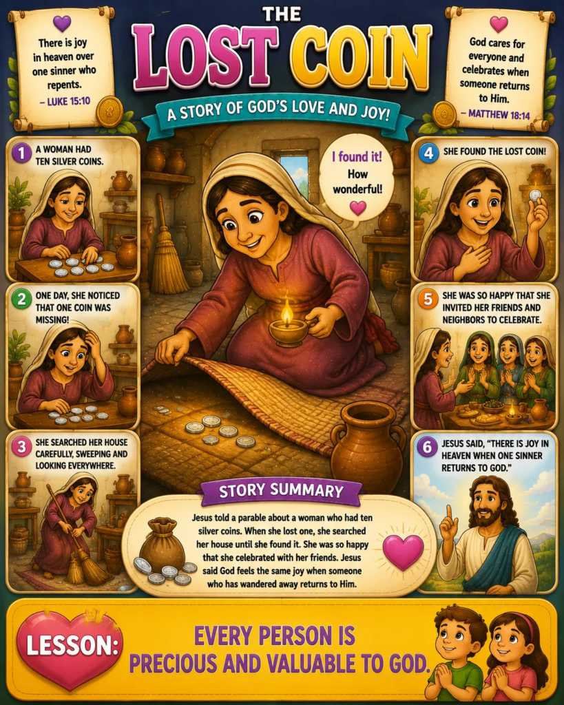 The Lost Coin - Short Bible Stories for Kids