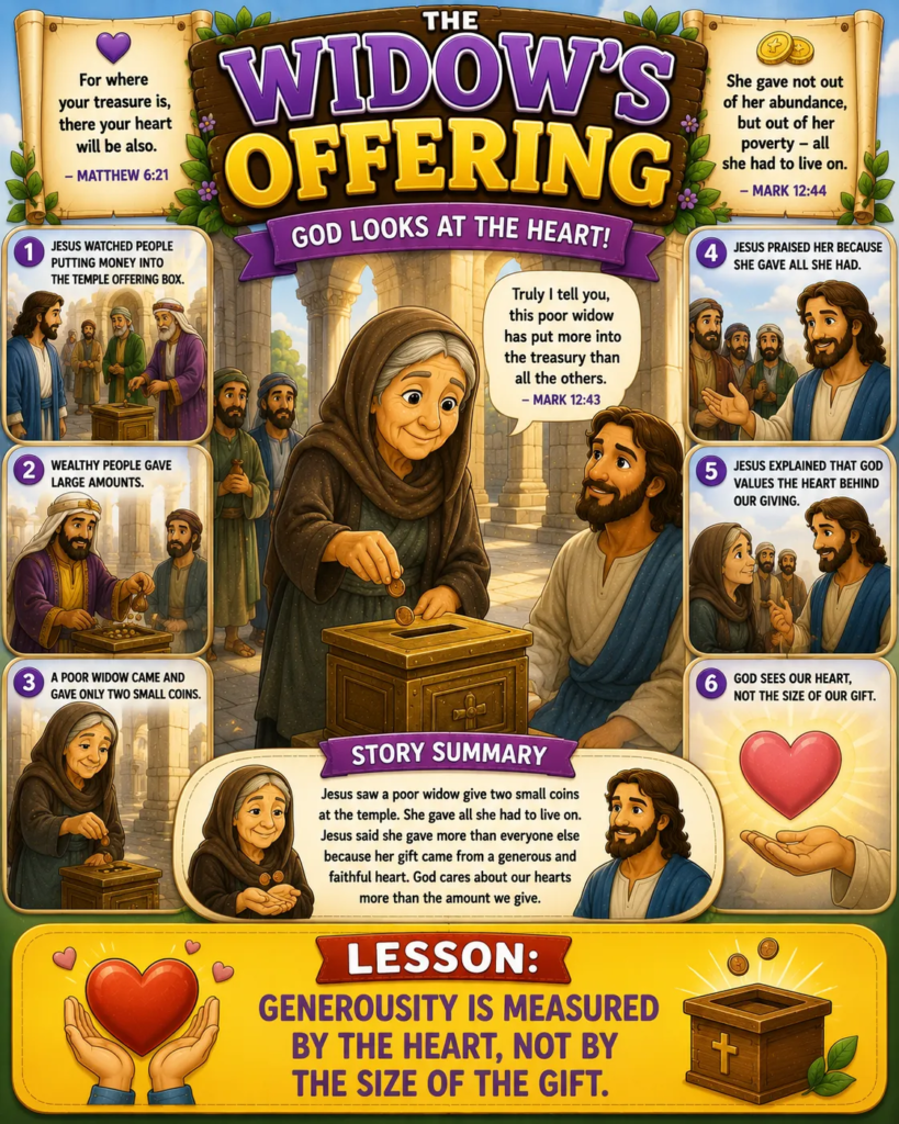 The Widows Offering - Short Bible Stories for Kids
