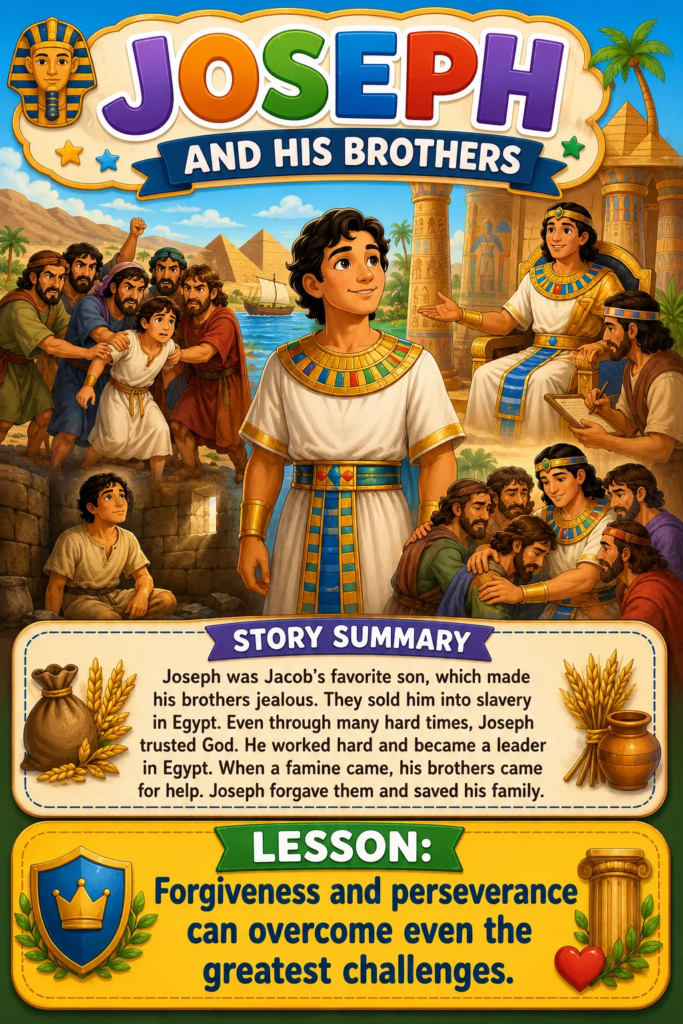 Joseph and His Brothers- Popular Bible Stories for Kids