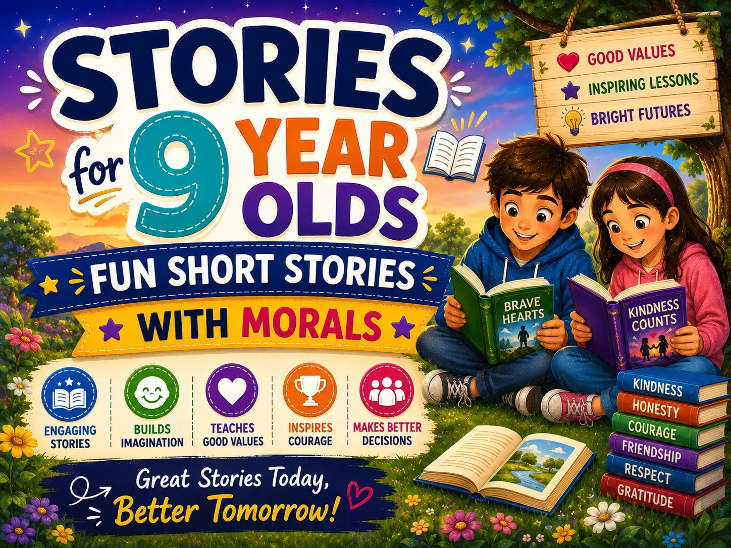 Stories for 9 Year Olds | Fun Short Stories with Morals