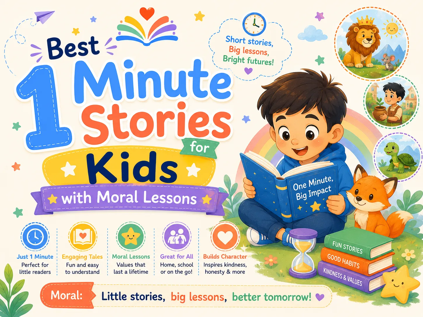1 minute stories for kids