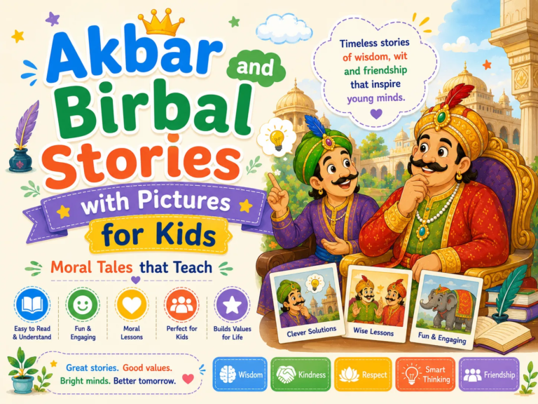 Akbar and Birbal Stories with Pictures for Kids
