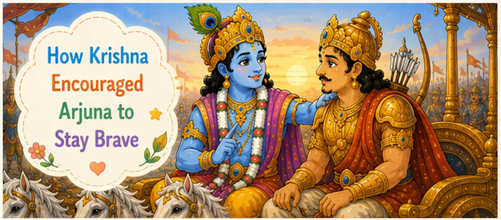 The Meaning of True Victory According to Krishna -Krishna Arjuna Story for Kids 