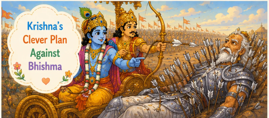 Krishna's Clever Plan Against Bhishma -Krishna Arjuna Story for Kids 
