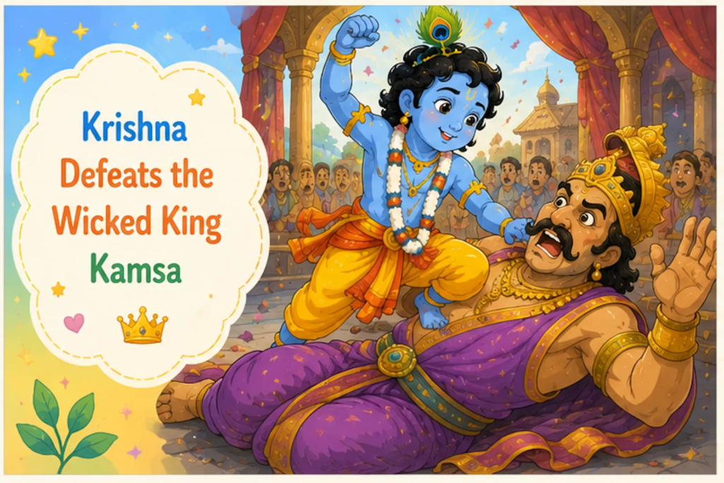  Krishna Defeats the Wicked King Kamsa