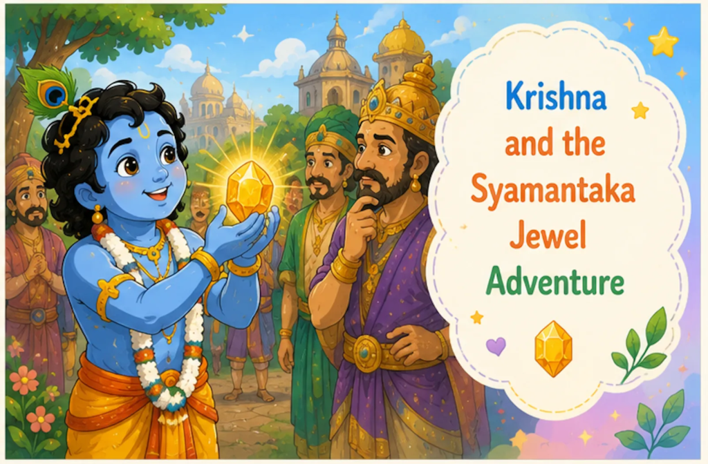 Krishna and the Syamantaka Jewel Adventure