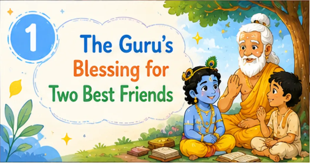 The Guru's Blessing for Two Best Friends - Krishna and Sudama Story for Kids