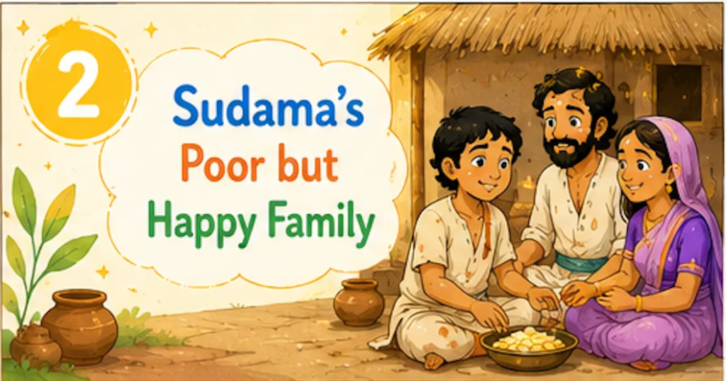 Sudama's Poor but Happy Family