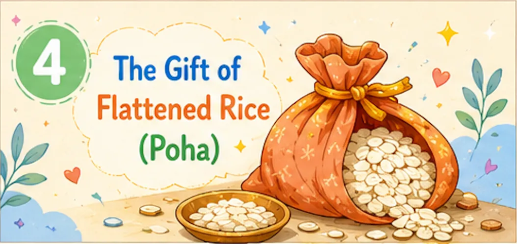 The Gift of Flattened Rice (Poha)