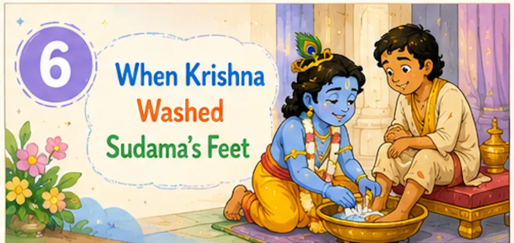 When Krishna Washed Sudama's Feet