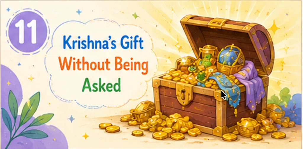 Krishna's Gift Without Being Asked