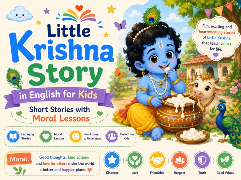 Little Krishna Story in English for Kids