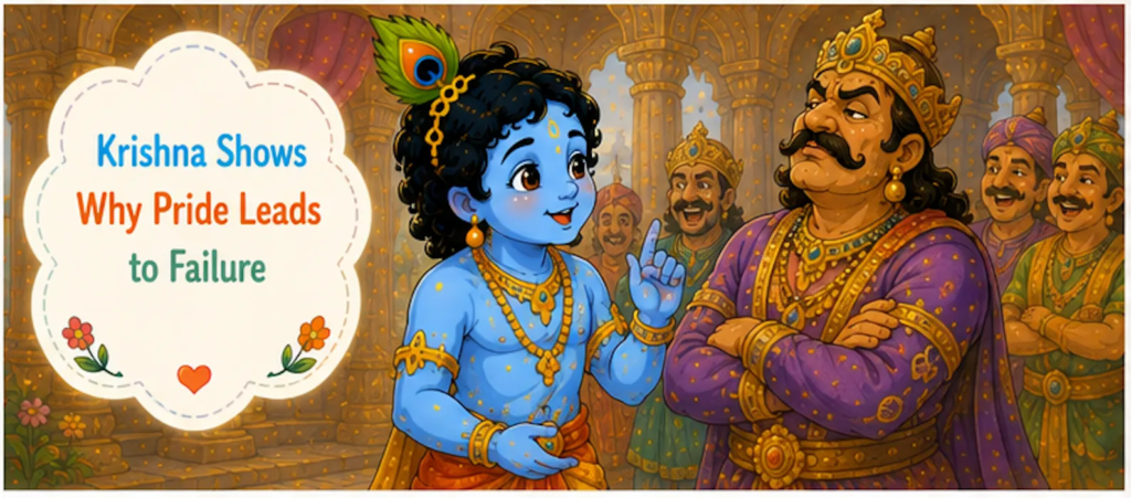 Krishna Shows Why Pride Leads to Failure -Lord Krishna Story in English