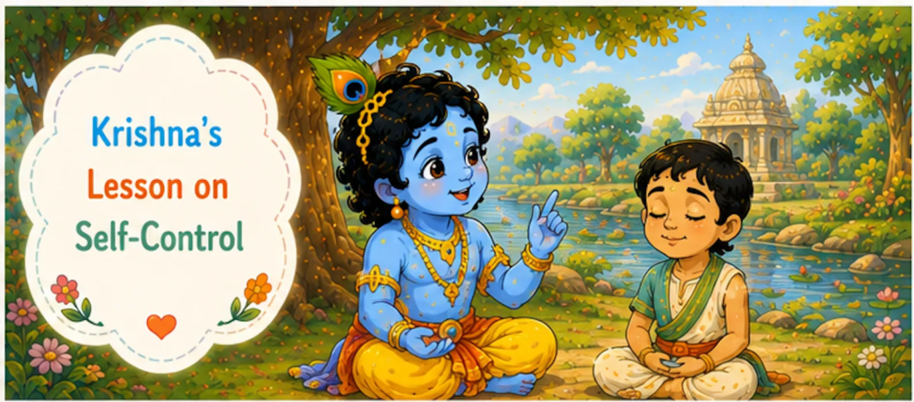 Krishna's Lesson on Self-Control -Lord Krishna Story in English