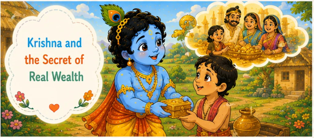Krishna and the Secret of Real Wealth -Lord Krishna Story in English