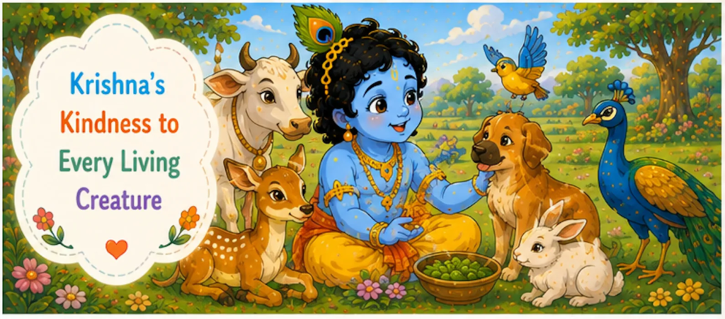 Krishna's Kindness to Every Living Creature - Lord Krishna Story in English