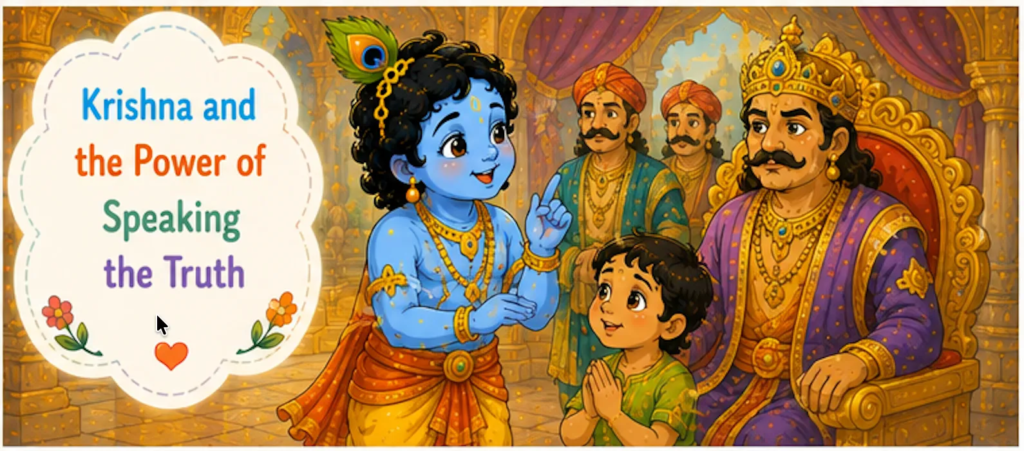 Krishna and the Power of Speaking the Truth -Lord Krishna Story in English
