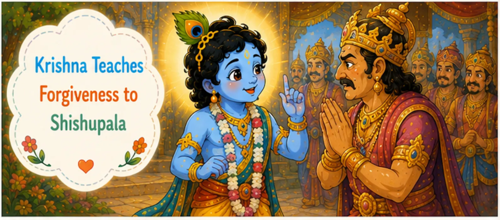 Krishna Teaches Forgiveness to Shishupala - Lord Krishna Story in English
