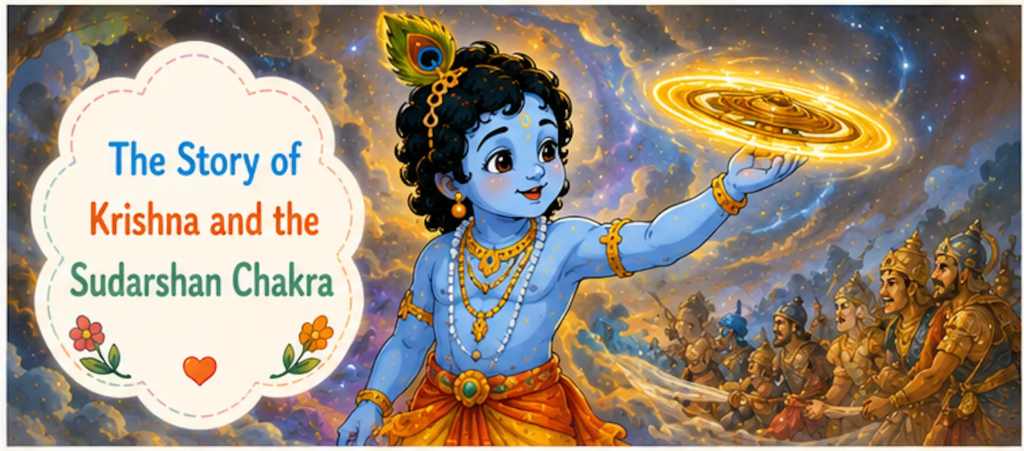 The Story of Krishna and the Sudarshan Chakra - Lord Krishna Story in English