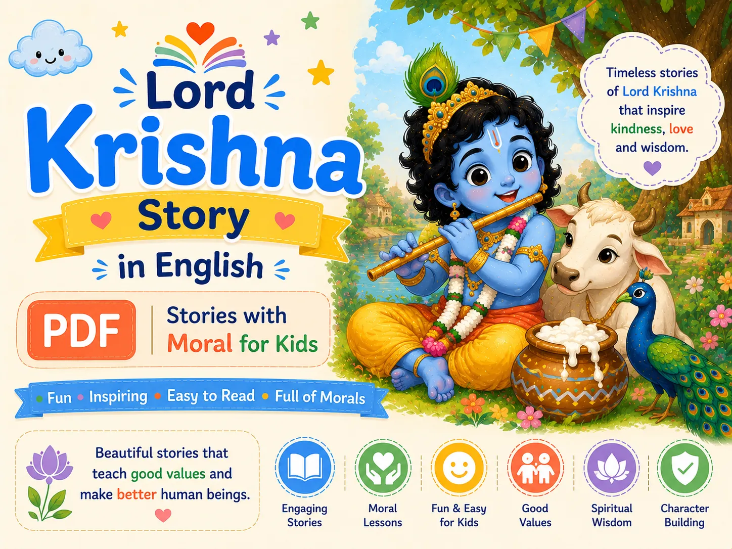 Lord Krishna Story in English PDF