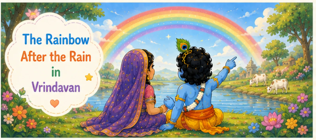 The Rainbow After the Rain in Vrindavan
