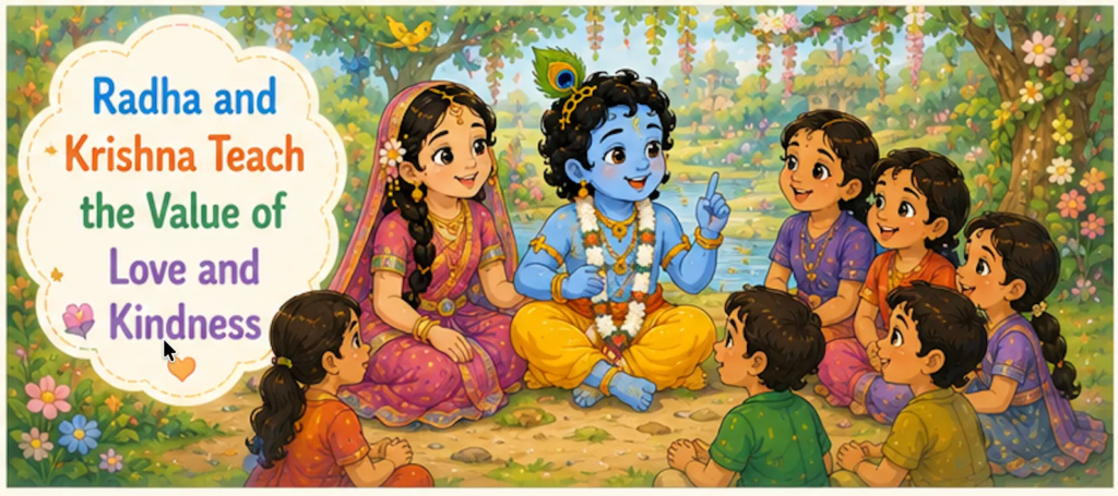Radha and Krishna Teach the Value of Love and Kindness
