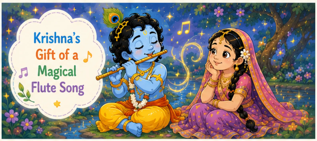 Krishna's Gift of a Magical Flute Song