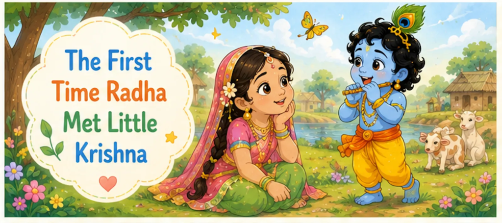 The First Time Radha Met Little Krishna